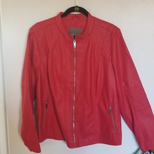 Moto Jacket, Faux